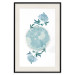 Wall Poster Floral Planet - botanical composition with flowers and leaves on white 117549 additionalThumb 19