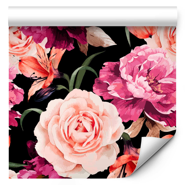Wallpaper Decorative Roses 118649 additionalImage 1