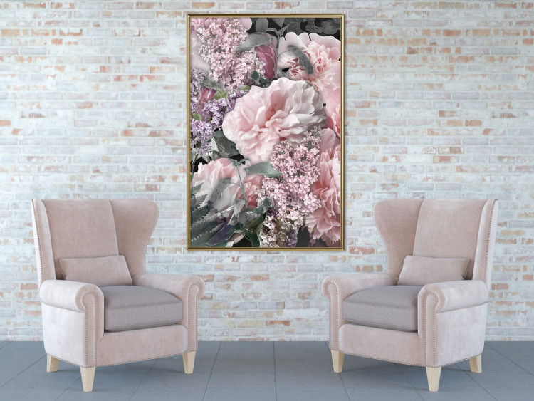 Wall Poster You Mean Everything to Me - flowers and plants in pastel shades 123049 additionalImage 5