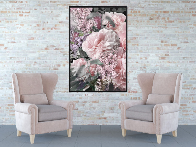 Wall Poster You Mean Everything to Me - flowers and plants in pastel shades 123049 additionalImage 3