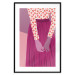 Poster Strawberry Lady - fruits on a female silhouette in pastel colors 123349 additionalThumb 16