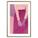 Poster Strawberry Lady - fruits on a female silhouette in pastel colors 123349 additionalThumb 20