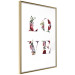 Poster Love in Flowers - text with colorful flowers in English inscription 124449 additionalThumb 14