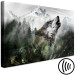 Canvas Art Print Howling Wolf (1 Part) Wide 125949 additionalThumb 6