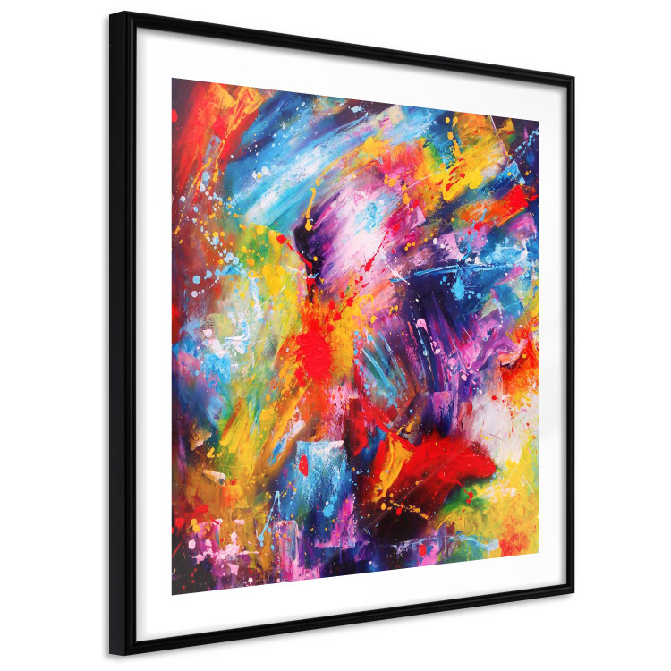 Poster New Year - abstract and multicolored composition in a watercolor motif 127049 additionalImage 6