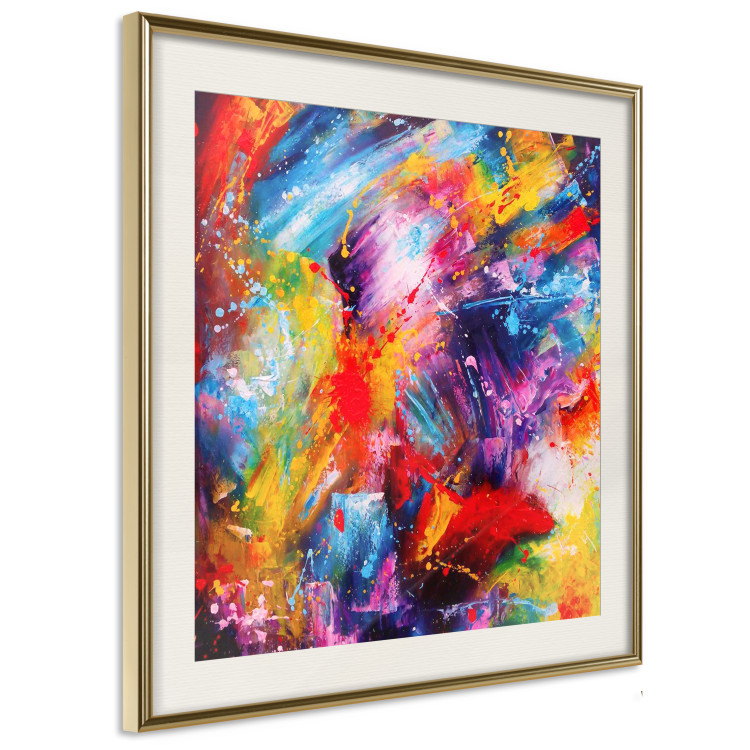 Poster New Year - abstract and multicolored composition in a watercolor motif 127049 additionalImage 3