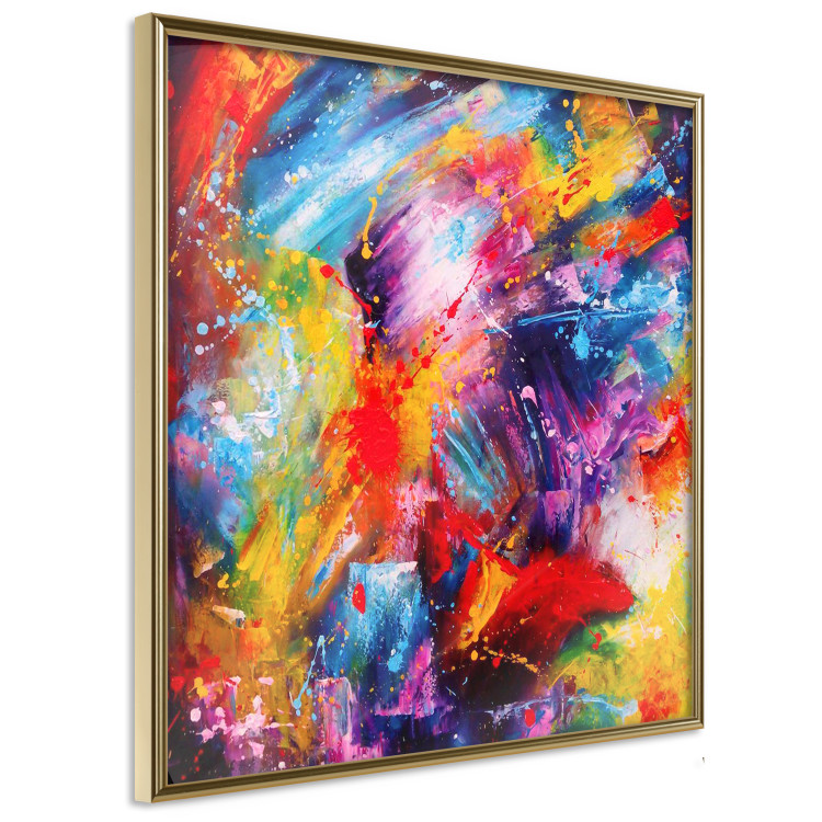 Poster New Year - abstract and multicolored composition in a watercolor motif 127049 additionalImage 14