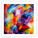 Poster New Year - abstract and multicolored composition in a watercolor motif 127049 additionalThumb 19