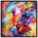 Poster New Year - abstract and multicolored composition in a watercolor motif 127049 additionalThumb 16