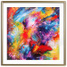 Poster New Year - abstract and multicolored composition in a watercolor motif 127049 additionalThumb 14