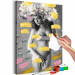 Paint by number Naked Woman With Flowers 127249 additionalThumb 3
