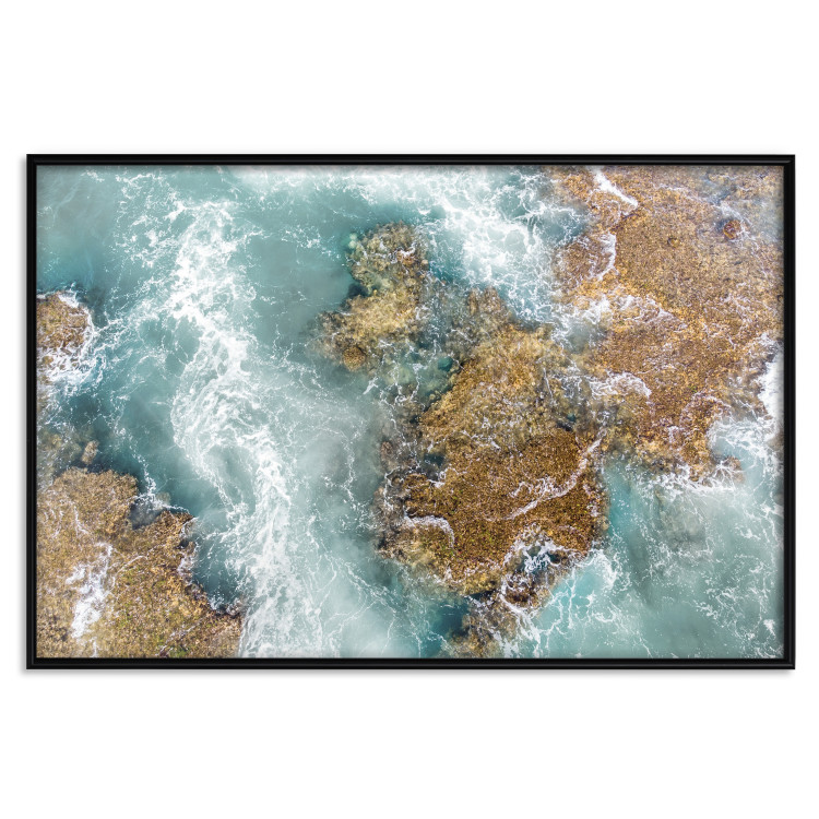 Wall Poster Ningaloo Reef - landscape of a blue ocean among rocks and stones 129849 additionalImage 16
