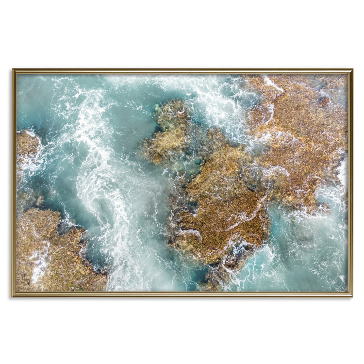 Wall Poster Ningaloo Reef - landscape of a blue ocean among rocks and stones 129849 additionalImage 17