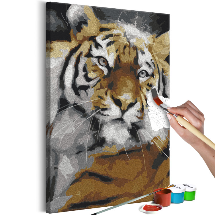 Paint by number Friendly Tiger 132049 additionalImage 3