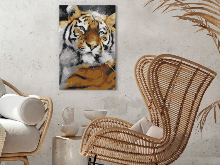Paint by number Friendly Tiger 132049 additionalImage 2
