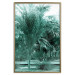 Wall Poster Turquoise Lagoon - tropical palm landscape in turquoise contrast 134449 additionalThumb 21