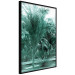 Wall Poster Turquoise Lagoon - tropical palm landscape in turquoise contrast 134449 additionalThumb 2