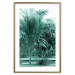 Wall Poster Turquoise Lagoon - tropical palm landscape in turquoise contrast 134449 additionalThumb 16