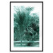 Wall Poster Turquoise Lagoon - tropical palm landscape in turquoise contrast 134449 additionalThumb 17