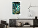 Wall Poster Starry Nature - green and golden plant abstraction in leaves 136049 additionalThumb 7