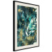 Wall Poster Starry Nature - green and golden plant abstraction in leaves 136049 additionalThumb 8