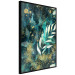 Wall Poster Starry Nature - green and golden plant abstraction in leaves 136049 additionalThumb 3