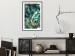 Wall Poster Starry Nature - green and golden plant abstraction in leaves 136049 additionalThumb 12