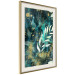 Wall Poster Starry Nature - green and golden plant abstraction in leaves 136049 additionalThumb 7