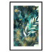 Wall Poster Starry Nature - green and golden plant abstraction in leaves 136049 additionalThumb 25