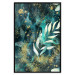 Wall Poster Starry Nature - green and golden plant abstraction in leaves 136049 additionalThumb 17