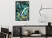 Wall Poster Starry Nature - green and golden plant abstraction in leaves 136049 additionalThumb 9