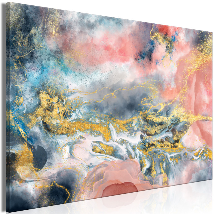 Canvas Art Print Contemplative Wind (1-piece) Wide - artistic colorful abstraction 143149 additionalImage 2