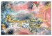 Canvas Art Print Contemplative Wind (1-piece) Wide - artistic colorful abstraction 143149