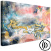Canvas Art Print Contemplative Wind (1-piece) Wide - artistic colorful abstraction 143149 additionalThumb 6