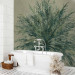 Wall Mural Rest in nature - landscape with painted plant on solid background 143349 additionalThumb 8