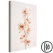 Canvas Boho Watercolor Flowers (1-piece) - nature in warm sepia tones 144349 additionalThumb 6