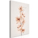 Canvas Boho Watercolor Flowers (1-piece) - nature in warm sepia tones 144349 additionalThumb 2