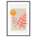 Poster The Sun at Zenith - Orange Ball Placed Over Fluffy Shapes 144749 additionalThumb 24