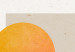 Poster The Sun at Zenith - Orange Ball Placed Over Fluffy Shapes 144749 additionalThumb 6