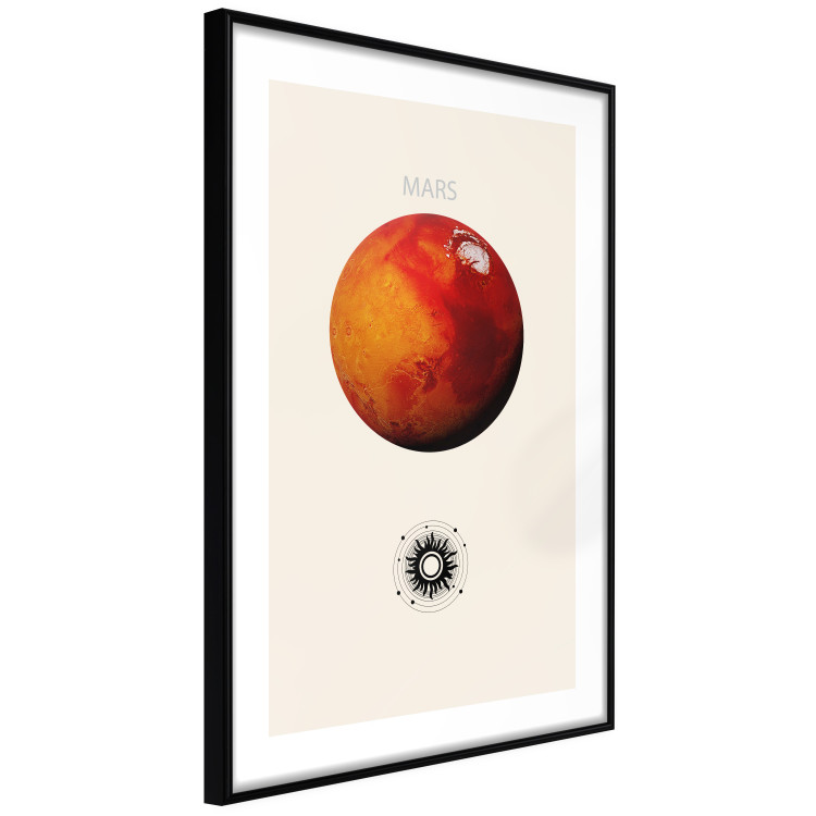 Poster Mars - Red Planet and Abstract Composition With the Solar System 146249 additionalImage 10