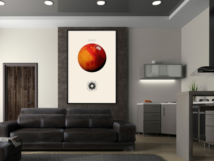 Poster Mars - Red Planet and Abstract Composition With the Solar System 146249 additionalImage 11