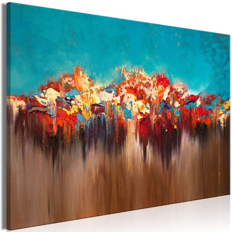 Canvas Artistic Disorder - Painted Abstract With Texture of Paints 147649 additionalImage 2