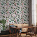 Modern Wallpaper Beautiful Magnolia - Pattern of White and Pink Flowers on the Branches 150049 additionalThumb 5