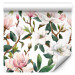 Modern Wallpaper Beautiful Magnolia - Pattern of White and Pink Flowers on the Branches 150049 additionalThumb 6
