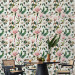 Modern Wallpaper Beautiful Magnolia - Pattern of White and Pink Flowers on the Branches 150049 additionalThumb 8