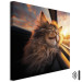 Canvas AI Maine Coon Cat - Animal on a Journey to the Setting Sun - Square 150149 additionalThumb 8