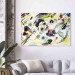 Large canvas print Watercolor Drawings - Subtle Spots on a White Background According to Kandinsky [Large Format] 151649 additionalThumb 6