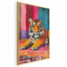 Poster Lying Tiger - A Painterly and Colorful Composition With an Animal 159949 additionalThumb 7