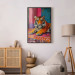 Poster Lying Tiger - A Painterly and Colorful Composition With an Animal 159949 additionalThumb 11