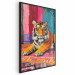 Poster Lying Tiger - A Painterly and Colorful Composition With an Animal 159949 additionalThumb 2